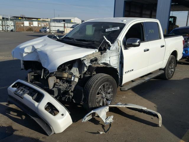 1N6AA1E57HN504634 - 2017 NISSAN TITAN SV WHITE photo 2