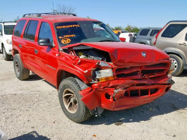 1B4HS28Y8WF134549 - 1998 DODGE DURANGO RED photo 1