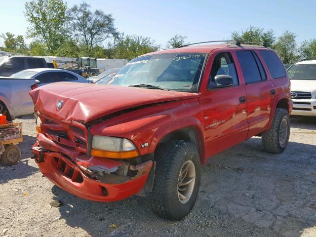 1B4HS28Y8WF134549 - 1998 DODGE DURANGO RED photo 2