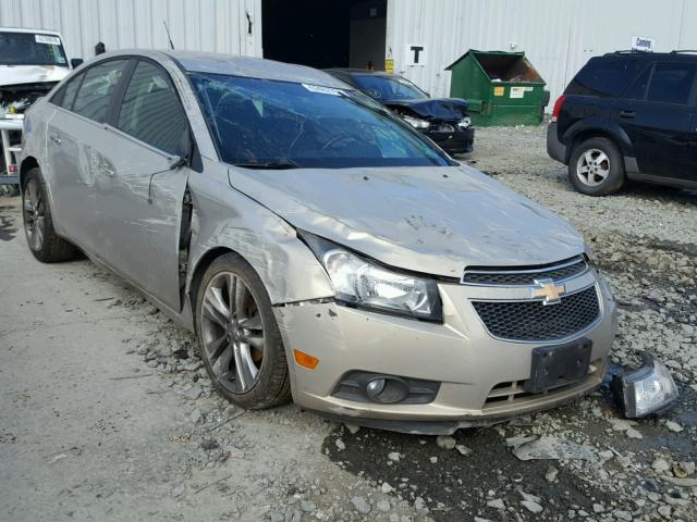 1G1PH5SC6C7317345 - 2012 CHEVROLET CRUZE LTZ BEIGE photo 1