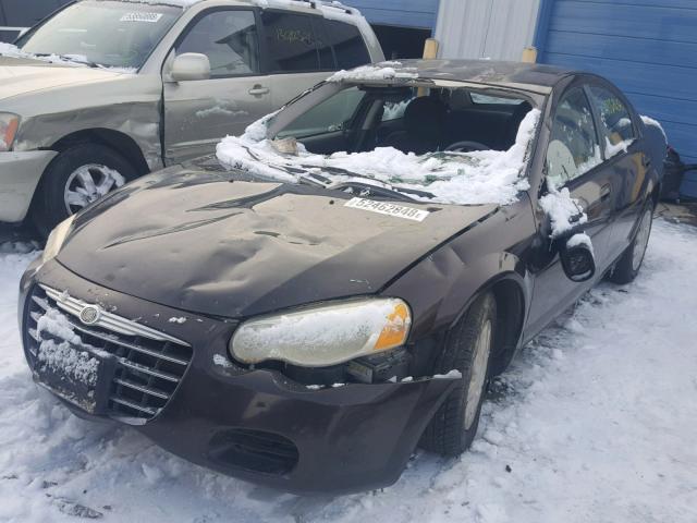 1C3EL46RX4N174813 - 2004 CHRYSLER SEBRING LX PURPLE photo 2