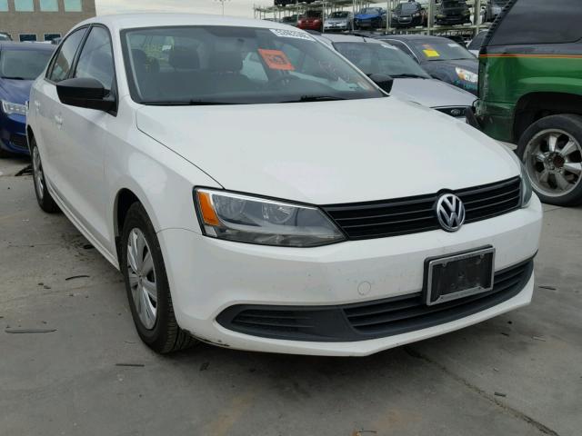 3VW2K7AJ4CM470615 - 2012 VOLKSWAGEN JETTA BASE Սպիտակ լուսանկար 1