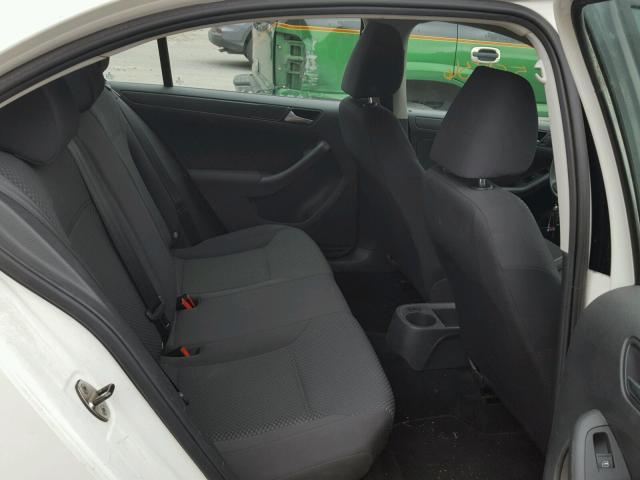 3VW2K7AJ4CM470615 - 2012 VOLKSWAGEN JETTA BASE Սպիտակ լուսանկար 6