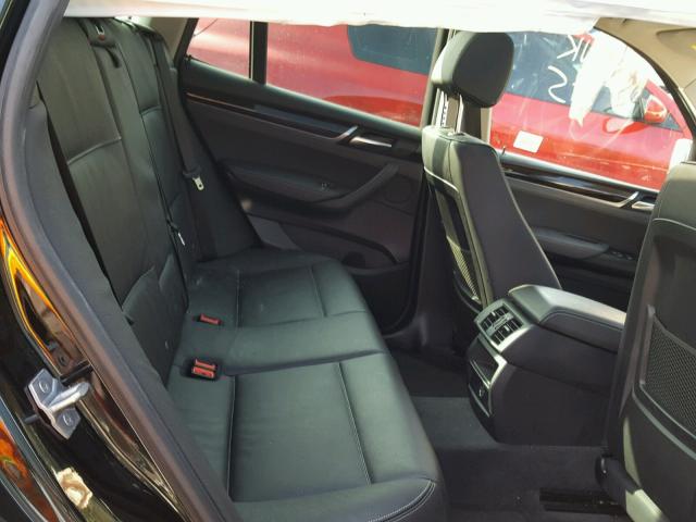 5UXWZ7C38H0V93311 - 2017 BMW X3 SDRIVE2 BLACK photo 6