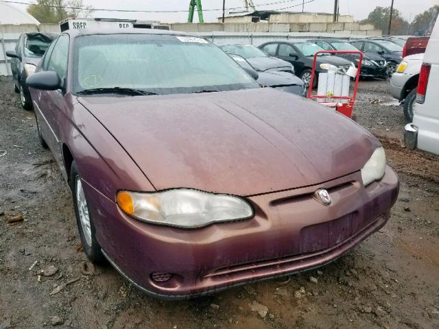 2G1WW12E2Y9327954 - 2000 CHEVROLET MONTE CARL ყავისფერი ფოტო 1