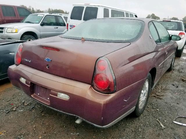 2G1WW12E2Y9327954 - 2000 CHEVROLET MONTE CARL ყავისფერი ფოტო 4