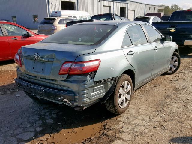 4T1BE46KX7U691109 - 2007 TOYOTA CAMRY CE BLUE photo 4