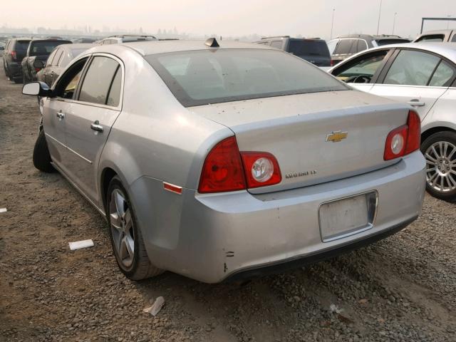 1G1ZC5E01CF387866 - 2012 CHEVROLET MALIBU 1LT SILVER photo 3