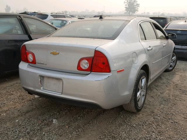 1G1ZC5E01CF387866 - 2012 CHEVROLET MALIBU 1LT SILVER photo 4