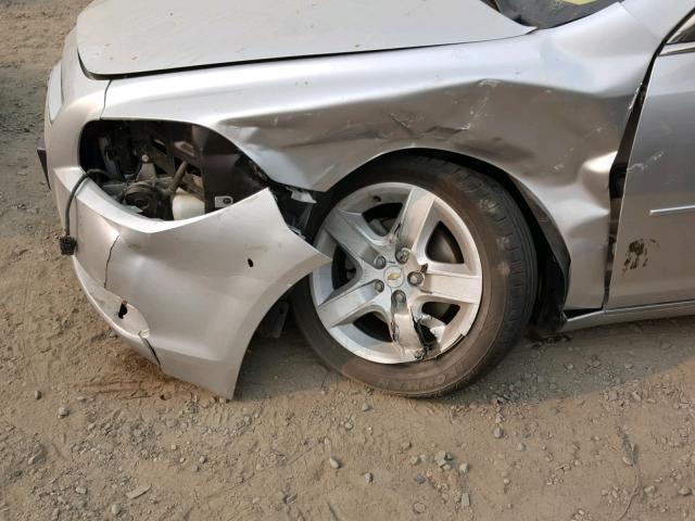 1G1ZC5E01CF387866 - 2012 CHEVROLET MALIBU 1LT SILVER photo 9