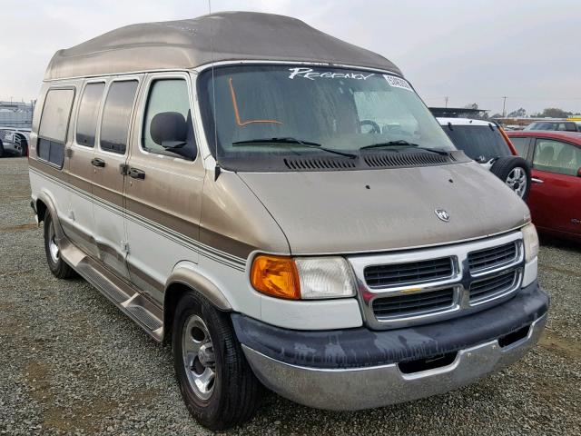 2D6WB11YX3K523344 - 2003 DODGE RAM VAN B1 TWO TONE photo 1