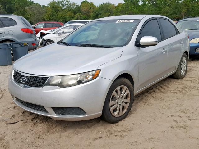 KNAFU4A21C5585634 - 2012 KIA FORTE EX SILVER photo 2