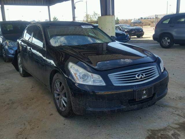 JNKCV61FX9M353127 - 2009 INFINITI G37 BLACK photo 1