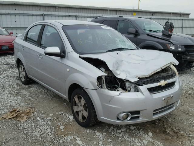 KL1TD56617B142311 - 2007 CHEVROLET AVEO BASE Gümüş foto 1
