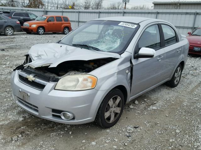 KL1TD56617B142311 - 2007 CHEVROLET AVEO BASE Gümüş foto 2