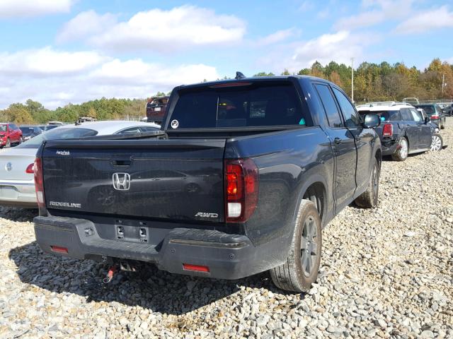 5FPYK3F8XHB024984 - 2017 HONDA RIDGELINE BLACK photo 4