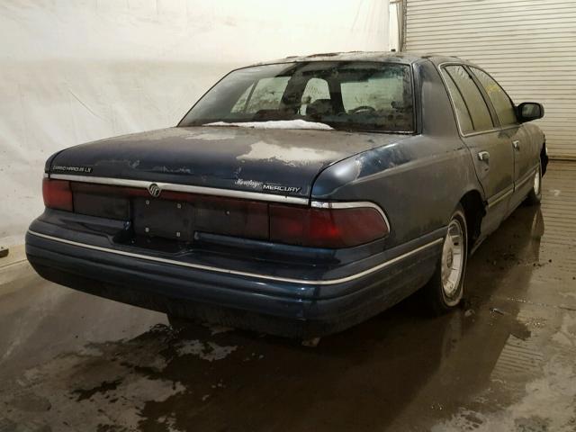 2MELM75W2VX674164 - 1997 MERCURY GRAND MARQ BLUE photo 4