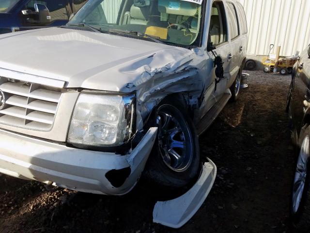 1GYEK63N74R185072 - 2004 CADILLAC ESCALADE L WHITE photo 9