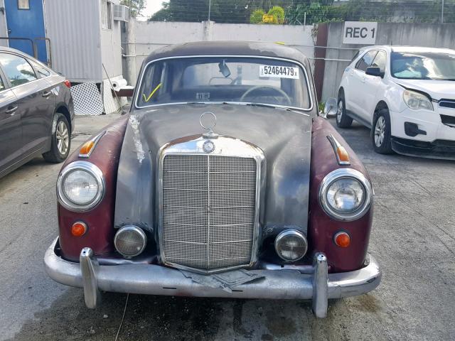 0010109504394 - 1959 MERCEDES-BENZ 220  BURGUNDY photo 9