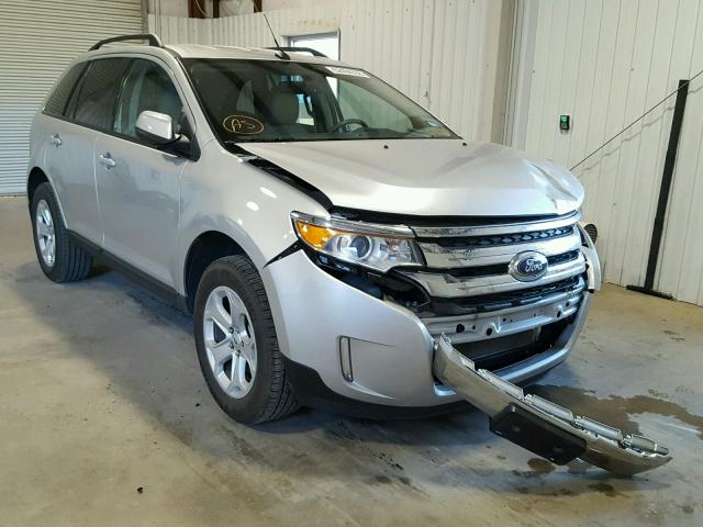 2FMDK3JC4DBE25324 - 2013 FORD EDGE SEL SILVER photo 1