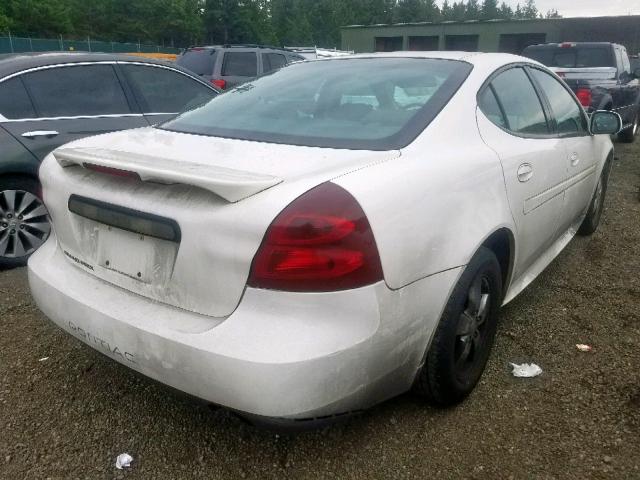 2G2WP552371111920 - 2007 PONTIAC GRAND PRIX WHITE photo 4