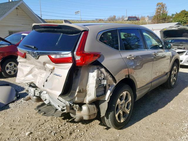 5J6RW2H85JL030553 - 2018 HONDA CR-V EXL TAN photo 4