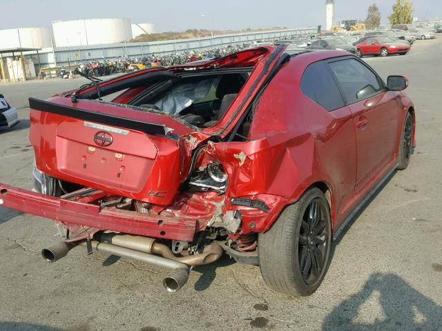 JTKJF5C71GJ026127 - 2016 TOYOTA SCION TC 红色 照片 4