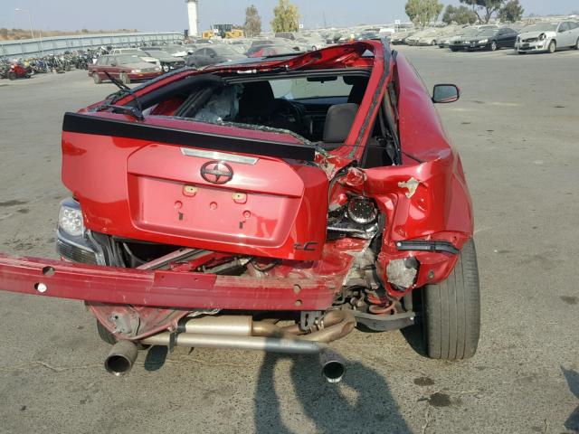 JTKJF5C71GJ026127 - 2016 TOYOTA SCION TC 红色 照片 9