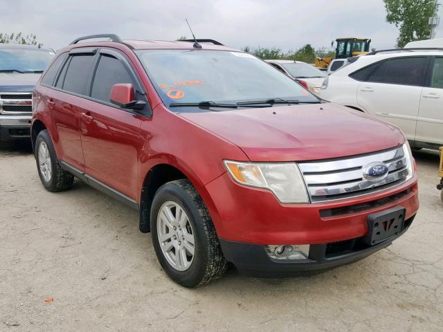 2FMDK48C88BA77190 - 2008 FORD EDGE SEL MAROON photo 1