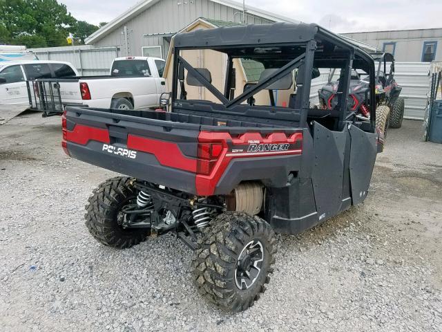 4XARSE998K8912225 - 2019 POLARIS RANGER CRE RED photo 4