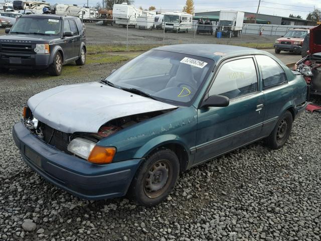 JT2EL56DXS0004976 - 1995 TOYOTA TERCEL DX GREEN photo 2