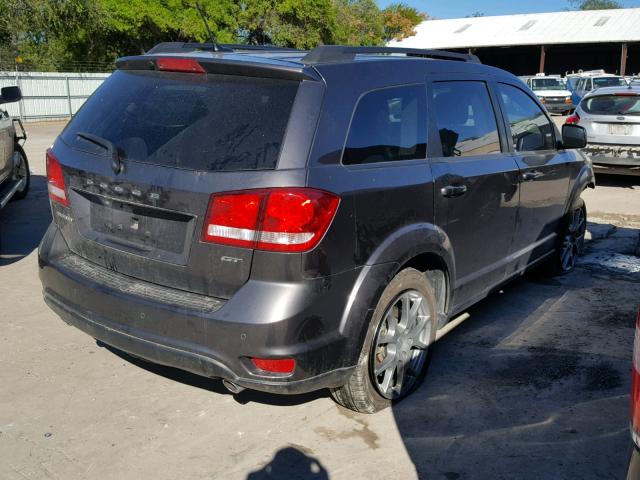 3C4PDCEG4HT622724 - 2017 DODGE JOURNEY GT CHARCOAL photo 4