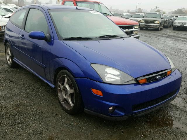 3FAHP39512R228161 - 2002 FORD FOCUS SVT BLUE photo 1