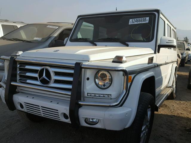 WDCYC3HF8EX222024 - 2014 MERCEDES-BENZ G 550 WHITE photo 2