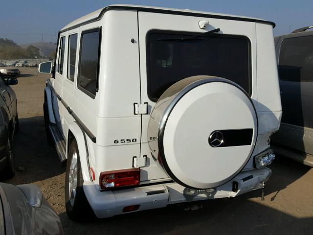 WDCYC3HF8EX222024 - 2014 MERCEDES-BENZ G 550 WHITE photo 3