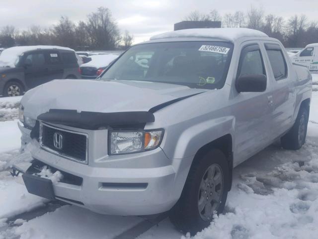 2HJYK16317H513926 - 2007 HONDA RIDGELINE GRAY photo 2