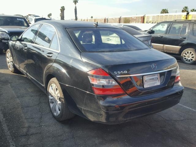 WDDNG71X49A262719 - 2009 MERCEDES-BENZ S 550 BLACK photo 3