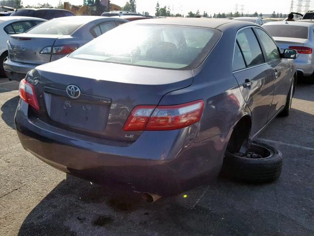 4T4BE46K49R076810 - 2009 TOYOTA CAMRY BASE GRAY photo 4