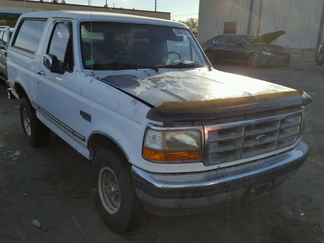 1FMEU15H6NLA92912 - 1992 FORD BRONCO U10 WHITE photo 1