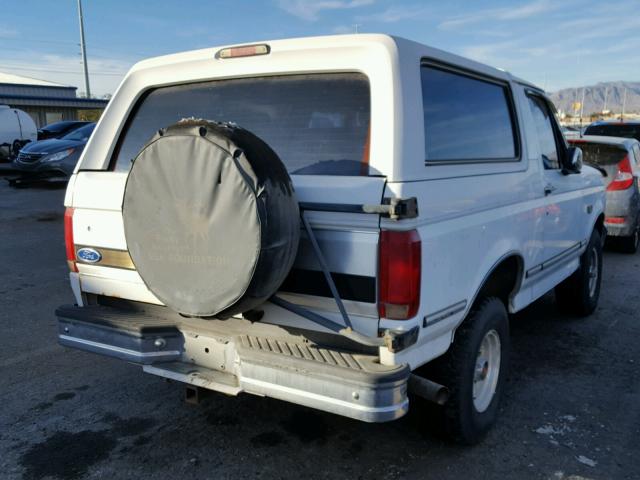 1FMEU15H6NLA92912 - 1992 FORD BRONCO U10 WHITE photo 4