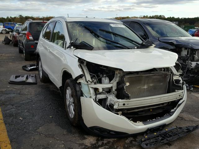 5J6RM3H7XCL025287 - 2012 HONDA CR-V EXL WHITE photo 1