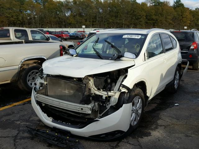 5J6RM3H7XCL025287 - 2012 HONDA CR-V EXL WHITE photo 2