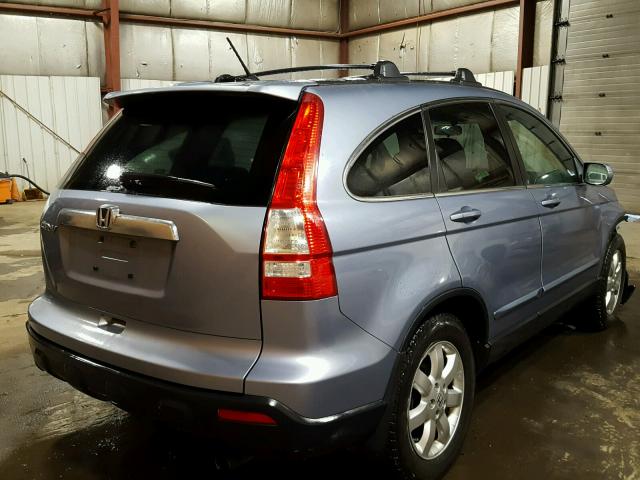 JHLRE48787C120920 - 2007 HONDA CR-V EXL GRAY photo 4