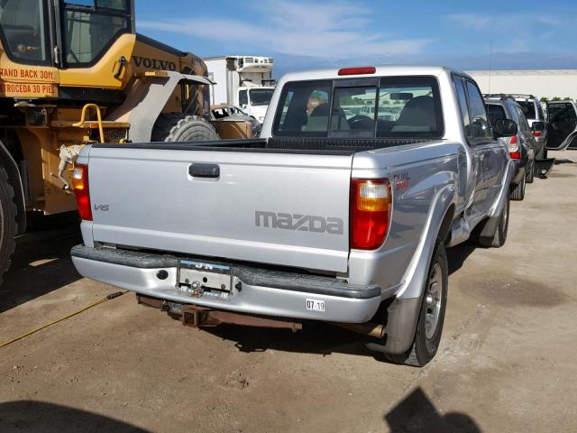 4F4YR16U33TM20208 - 2003 MAZDA B3000 CAB SILVER photo 4