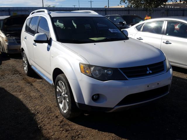 JA4LS31W09Z013975 - 2009 MITSUBISHI OUTLANDER WHITE photo 1