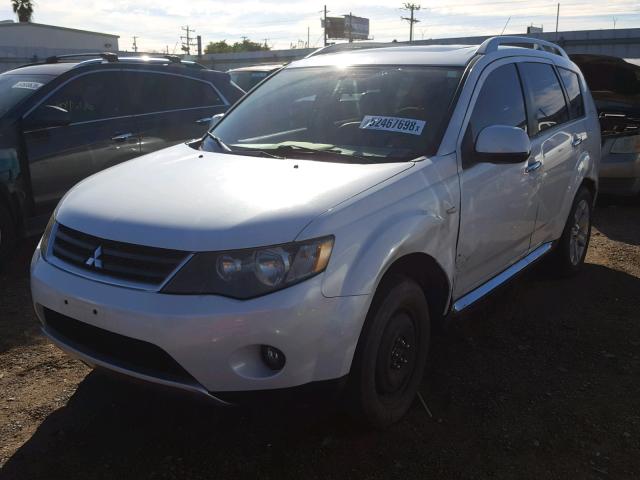 JA4LS31W09Z013975 - 2009 MITSUBISHI OUTLANDER WHITE photo 2