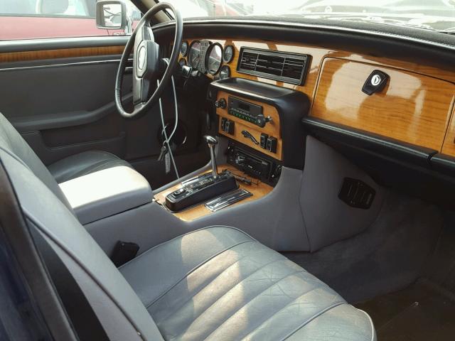 SAJAV1347GC449177 - 1986 JAGUAR XJ6 BLUE photo 5