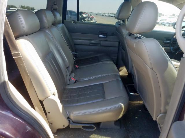 1D4HB58D95F556445 - 2005 DODGE DURANGO LI BURGUNDY photo 6