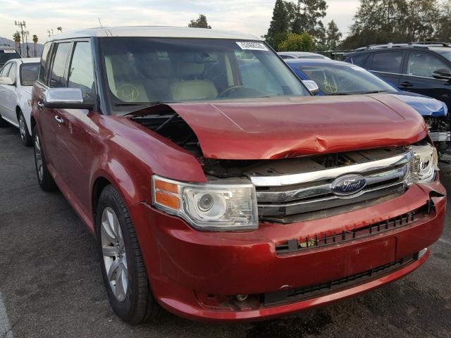 2FMDK53C49BB07641 - 2009 FORD FLEX LIMIT RED photo 1