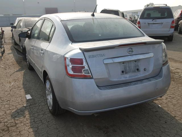 3N1AB6AP3BL717966 - 2011 NISSAN SENTRA 2.0 SILVER photo 3